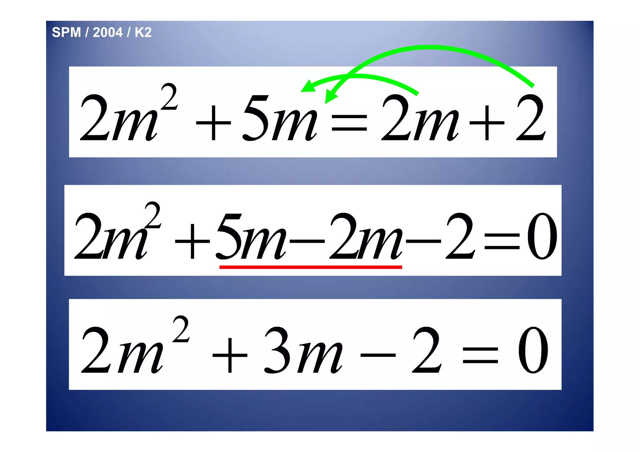 SPM / 2004 / K2
2
2
2
