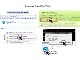 Descargar OpenOffice Writer
 