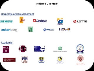 Notable Clientele

Corporate and Development

Academic

 