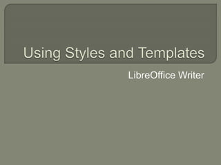 LibreOffice Writer
 