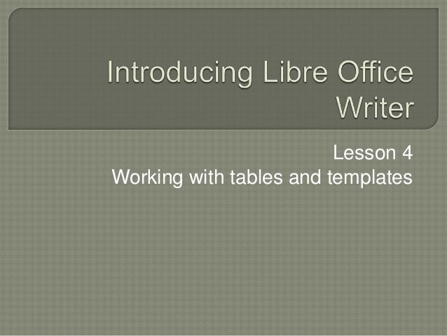 libreoffice fax template