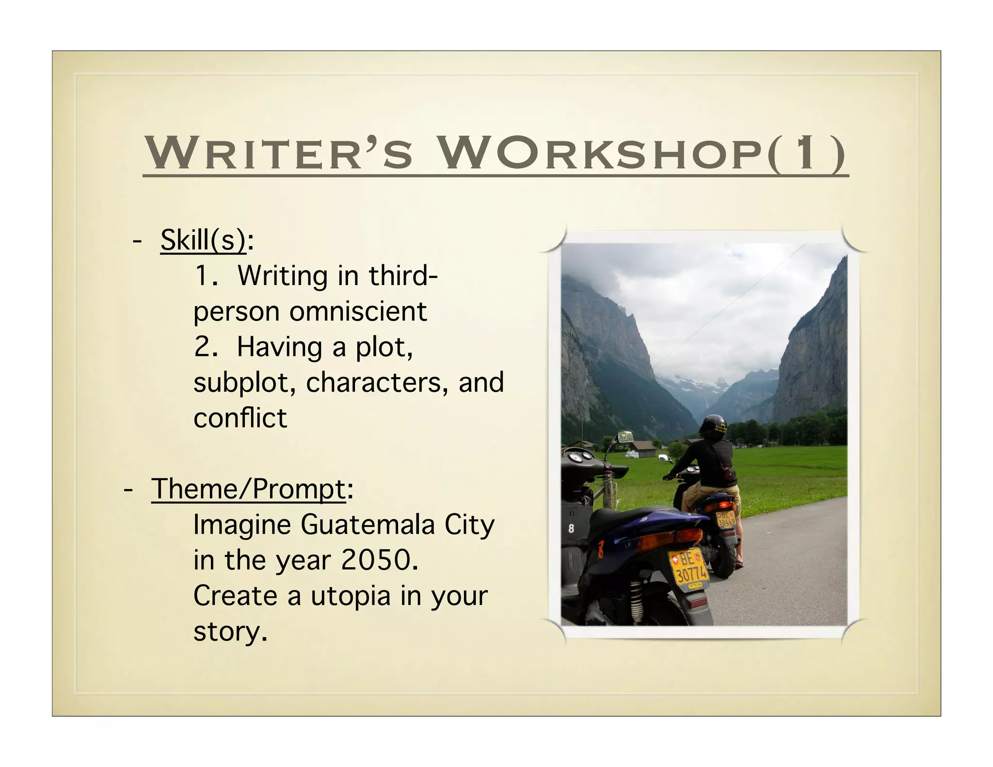 Writers Workshop