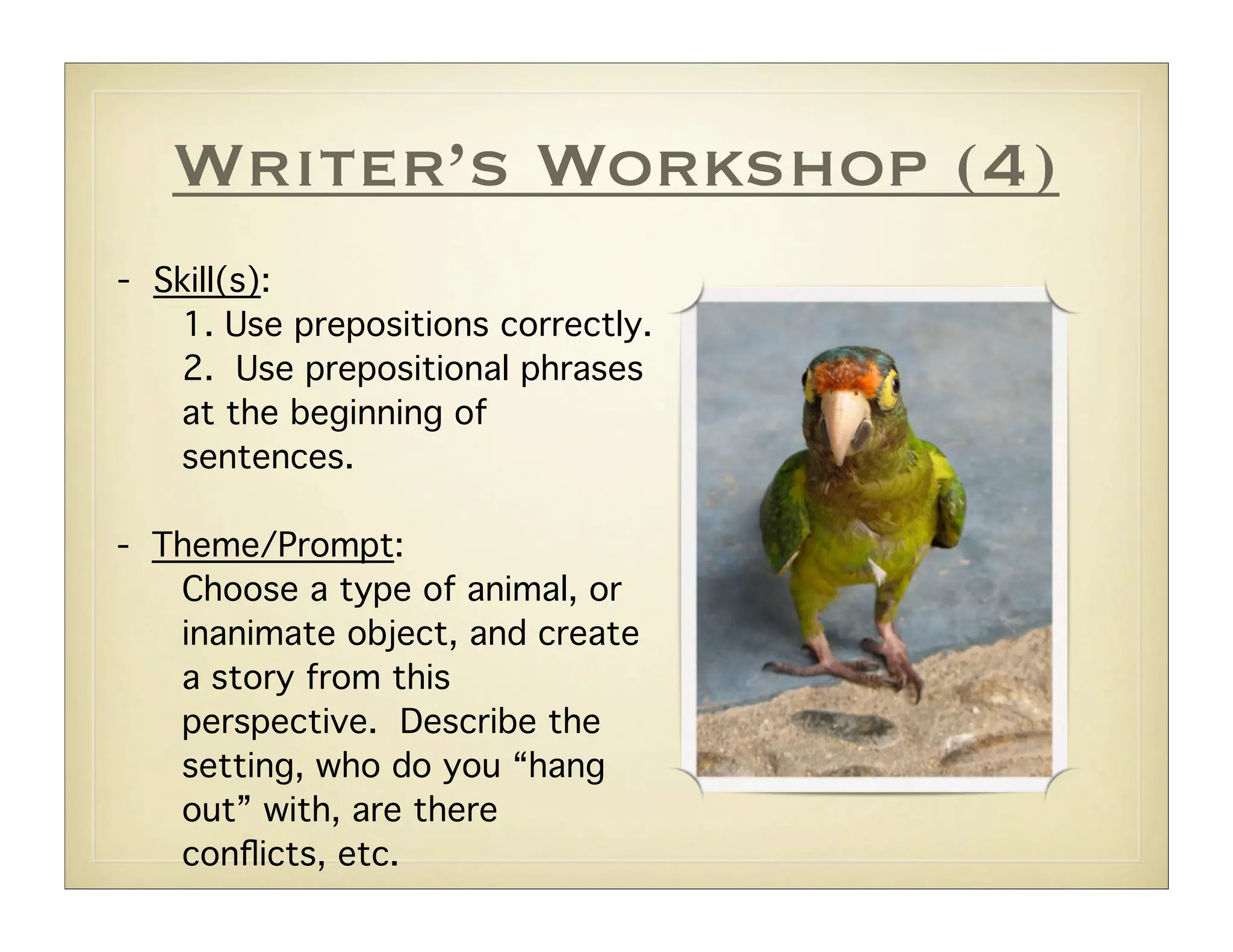 Writers Workshop