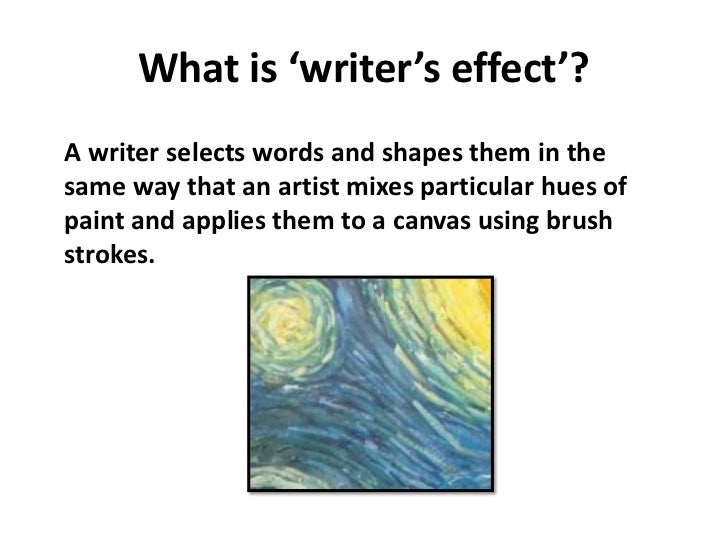 Writer S Effect 1