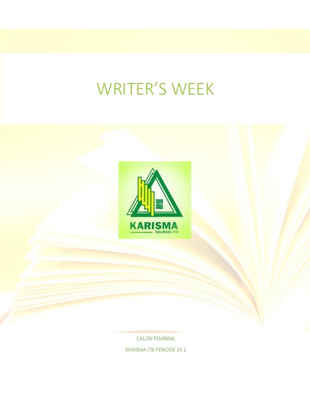 Writer's week