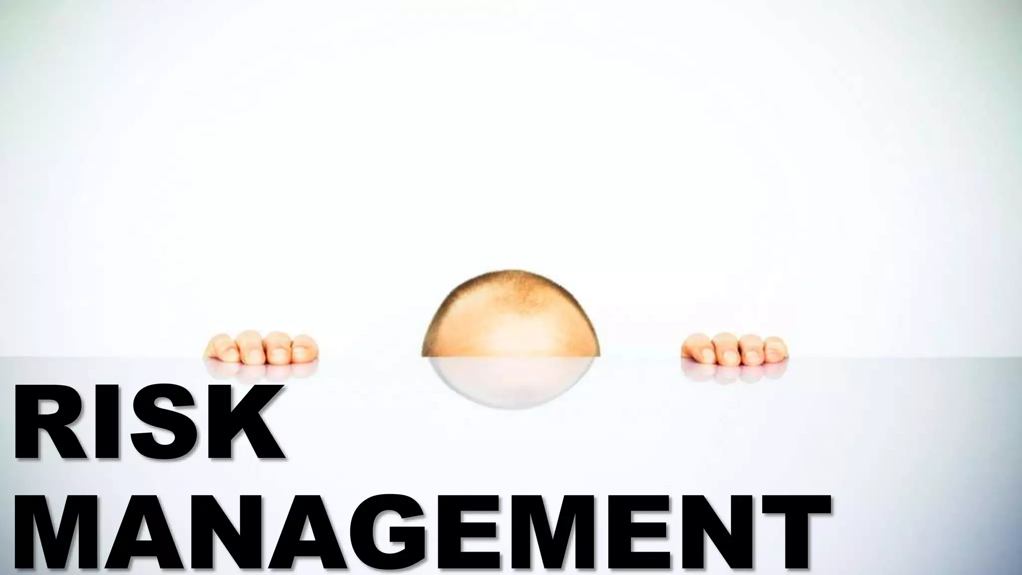 RISK
MANAGEMENT
 