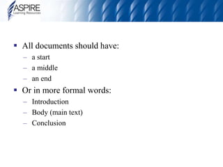 Write simple documents | PPT