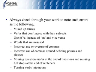 Write simple documents | PPT