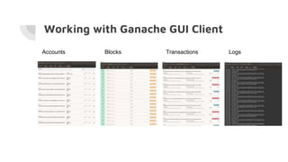 Write Smart Contracts with Truffle Framework | PPTX