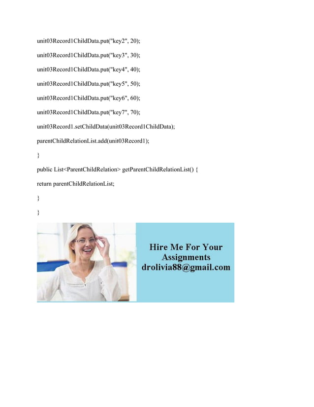 Write the main method in java to execute the below class and represen.pdf image.