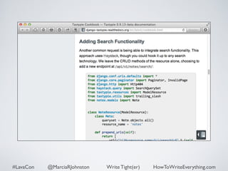 #LavaCon @MarciaRJohnston Write Tight(er) HowToWriteEverything.com 
 