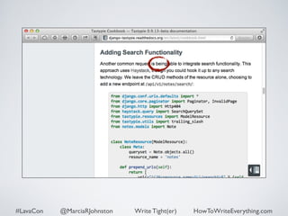 #LavaCon @MarciaRJohnston Write Tight(er) HowToWriteEverything.com 
 