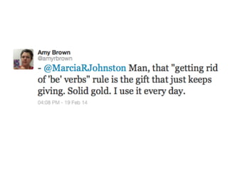 #LavaCon @MarciaRJohnston Write Tight(er) HowToWriteEverything.com 
 