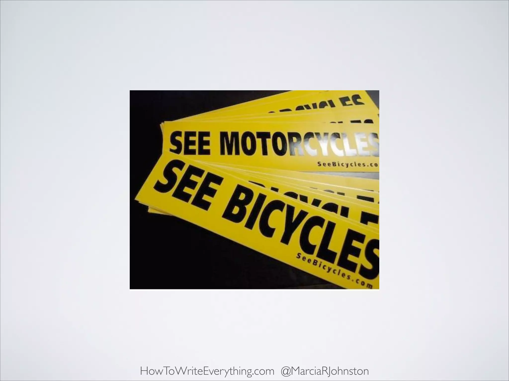 HowToWriteEverything.com @MarciaRJohnston

 