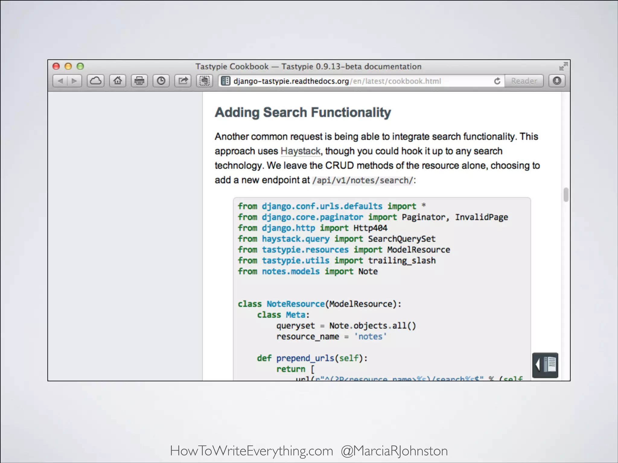 HowToWriteEverything.com @MarciaRJohnston

 