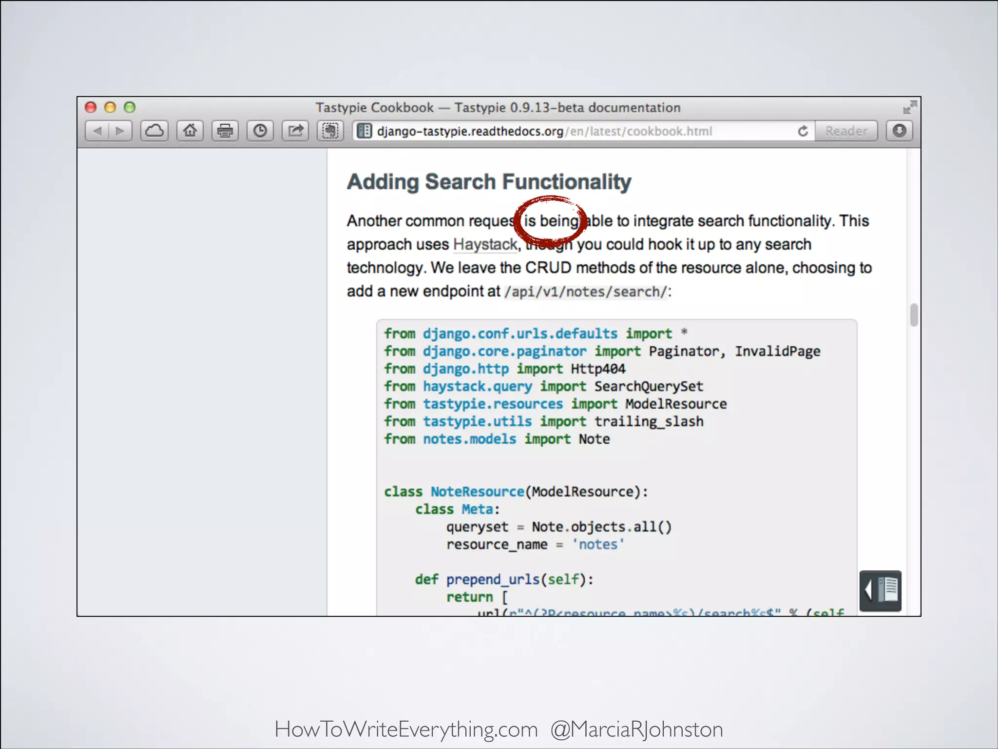 HowToWriteEverything.com @MarciaRJohnston

 