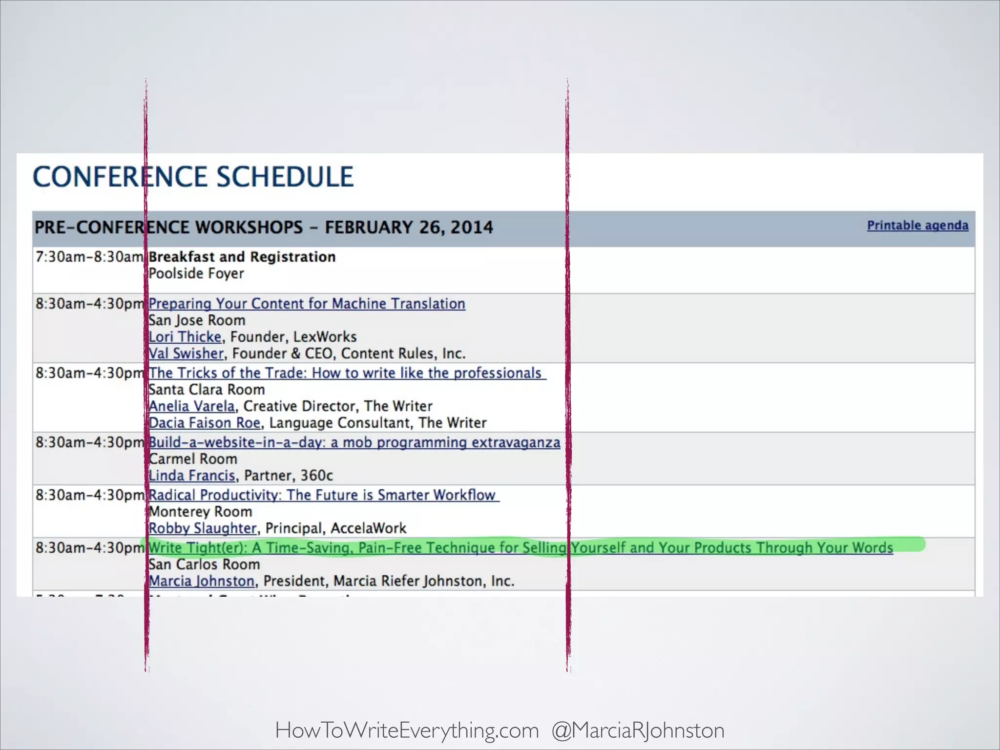 HowToWriteEverything.com @MarciaRJohnston

 