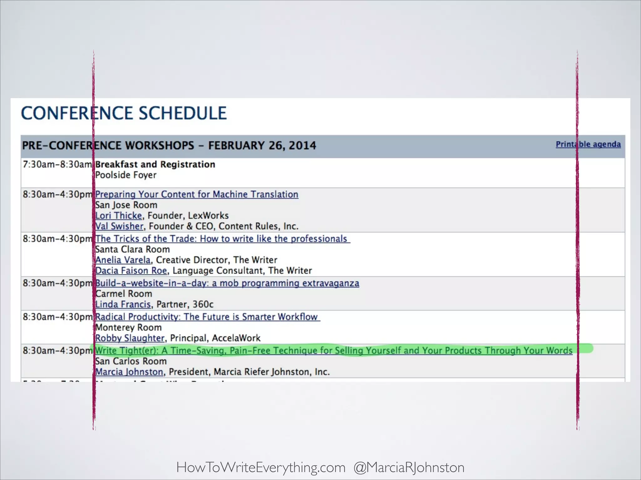 HowToWriteEverything.com @MarciaRJohnston

 