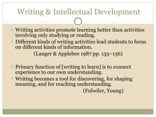 Point To Point Write Learning Write to Learn | PPT