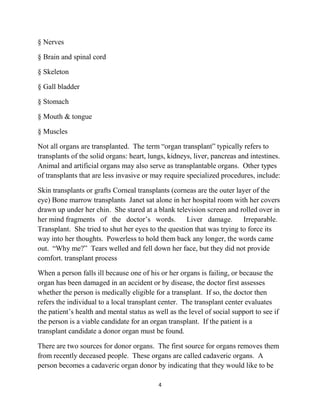 A history of organ transplantation 