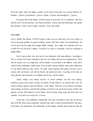 Write up case study career | DOCX