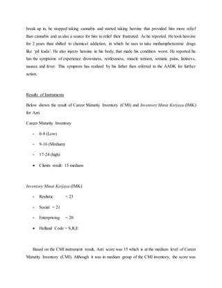 Write up case study career | DOCX