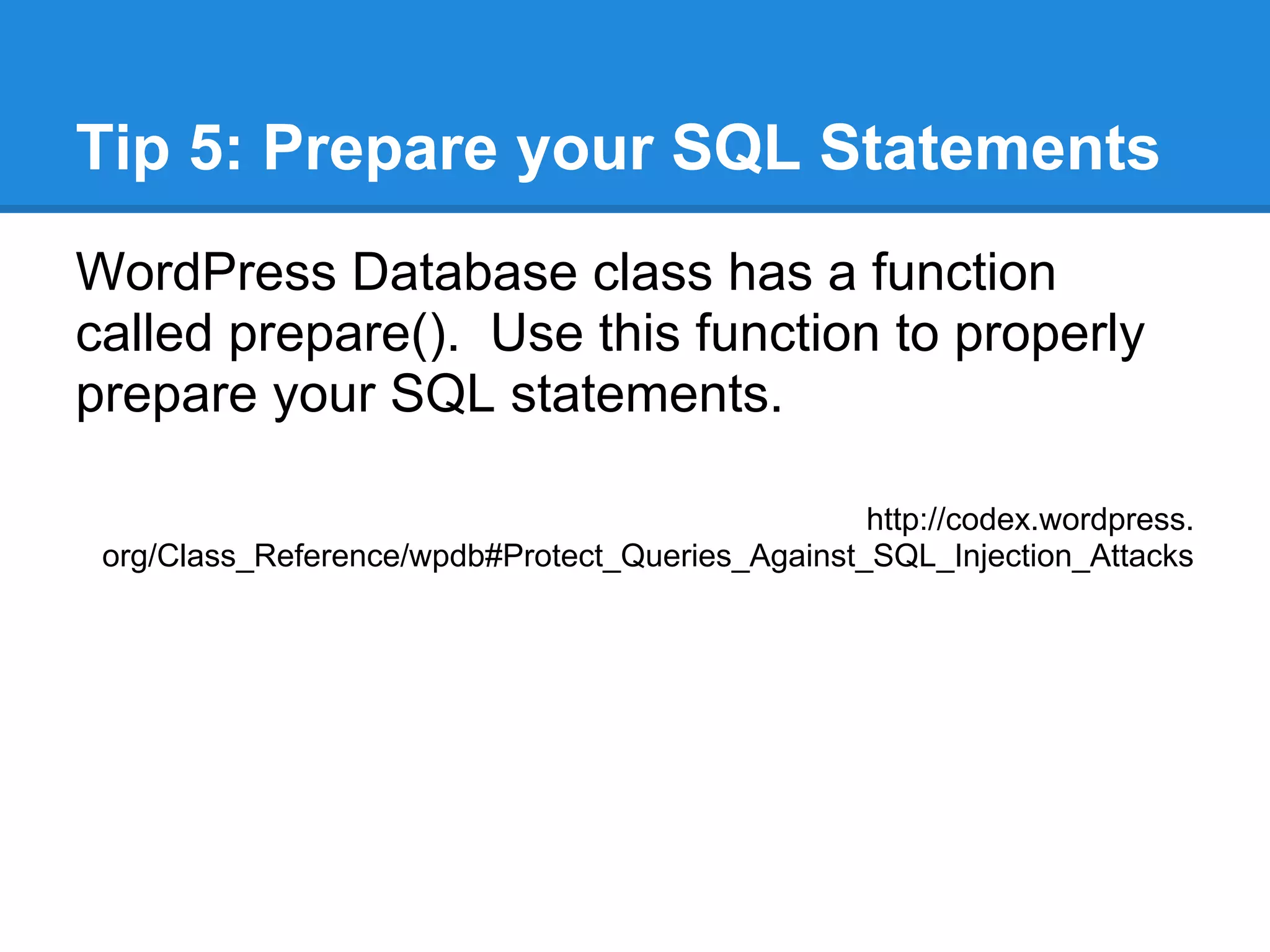 Adding a Widget
First we need to add a hook to load the widget
on widget initialization:
  add_action( 'widgets_init', 'demo_load_widgets' );



Next, we need to create a function to register
the widget:
  function demo_load_widgets() {
         register_widget( "demo_widget" );
  }




                               Source: http://codex.wordpress.org/Widgets_API
 