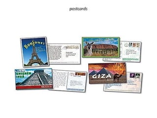 Postcard Example Explaining Elements How to Write a Postcard: Structure and Key Elements Explained | PPTX