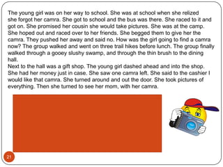 insufficient writing to demonstrate any planning or organization18