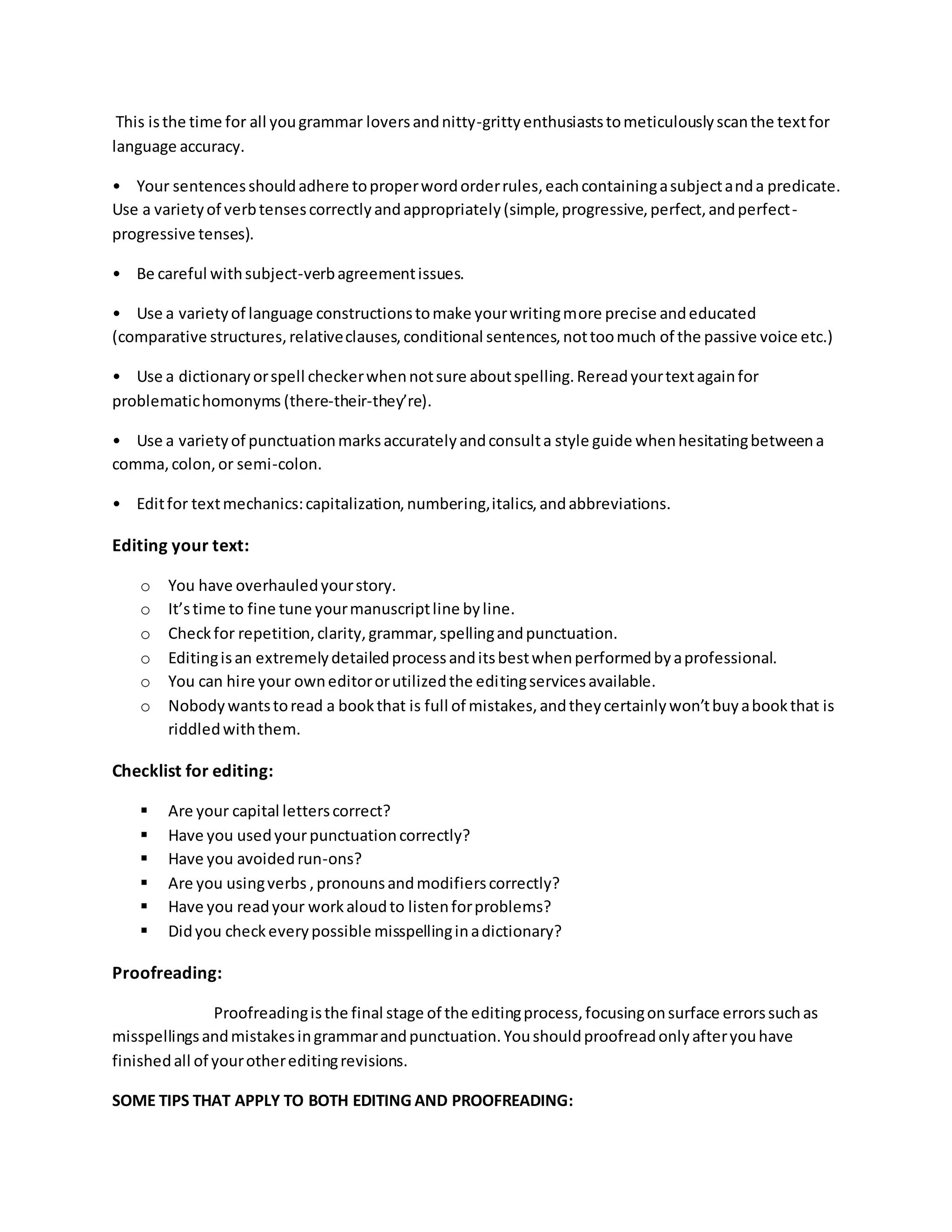 Writing as a process | DOCX