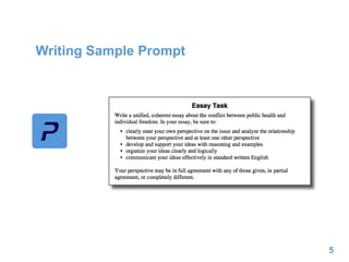 Writing Sample Prompt
5
 