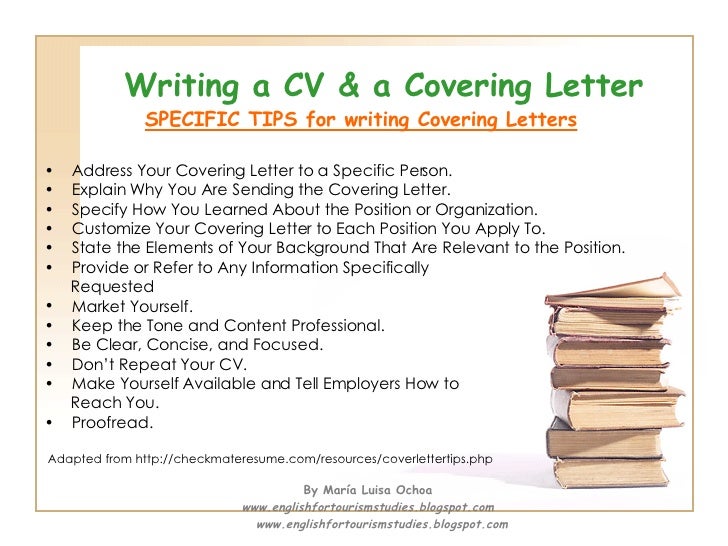 how to write covering letter