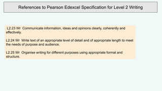 FS English Level 2 – April 22, 2023 (Writing Reports) | PPT