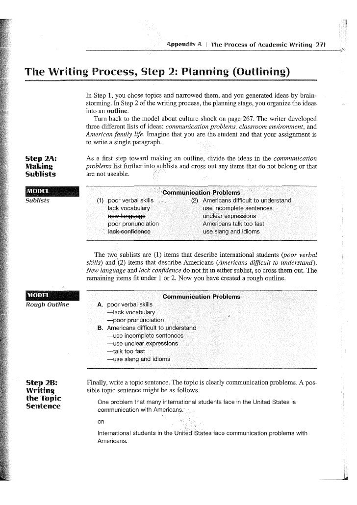Appendix sample in project report picture