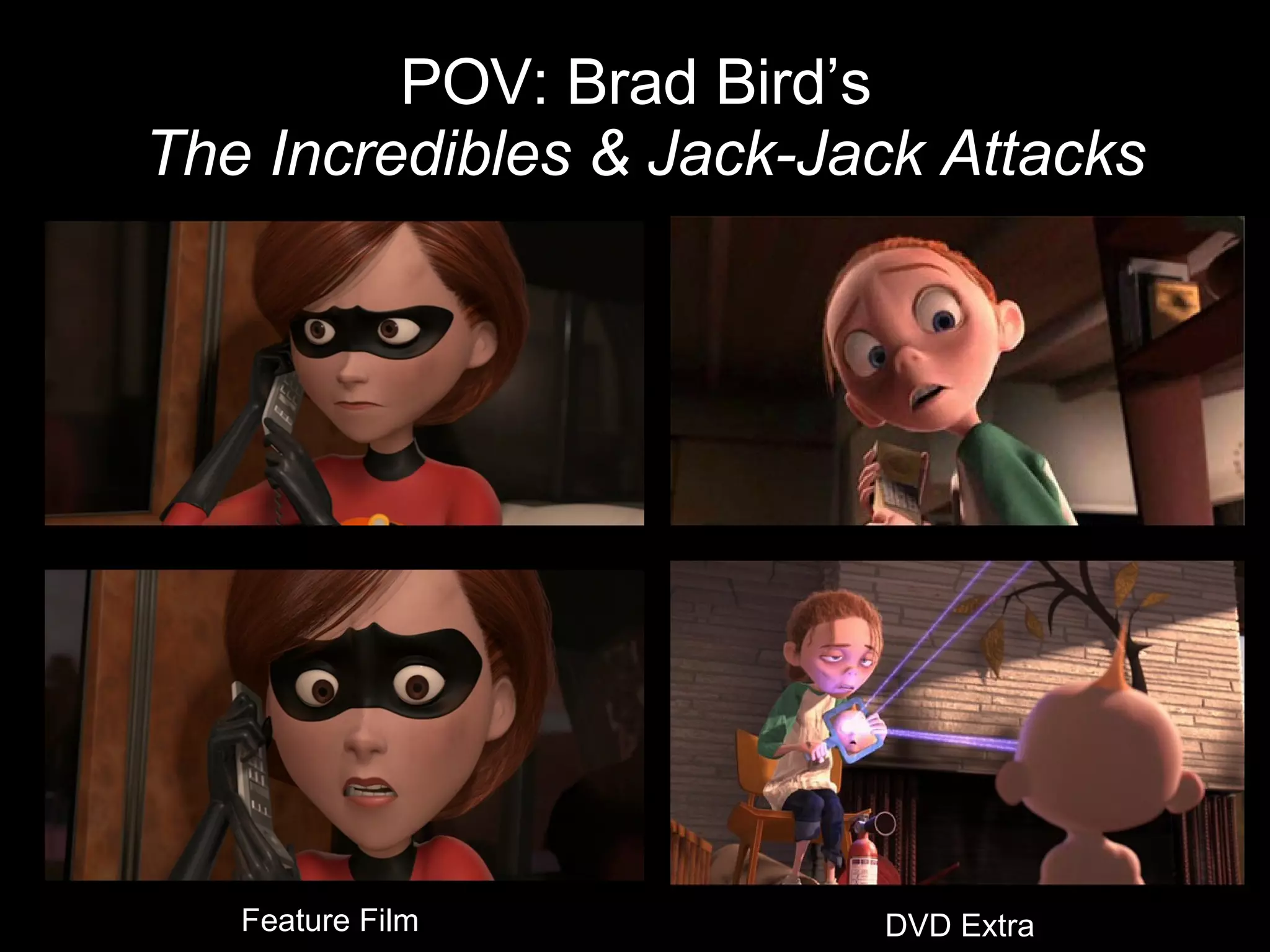 POV: Brad Bird’s   The Incredibles & Jack-Jack Attacks Feature Film DVD Extra 