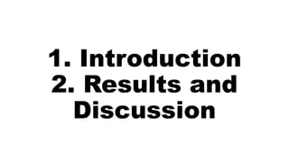 1. Introduction
2. Results and
Discussion
 