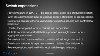 Writing clean code with modern Java | PDF