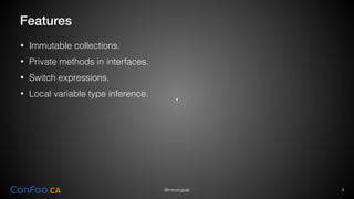 Writing clean code with modern Java | PDF
