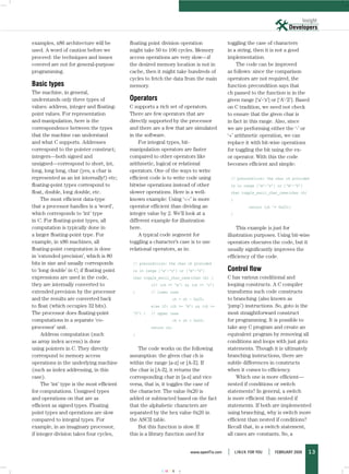 Writing Efficient Code Feb 08