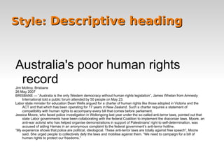 Writing for Green Left Weekly