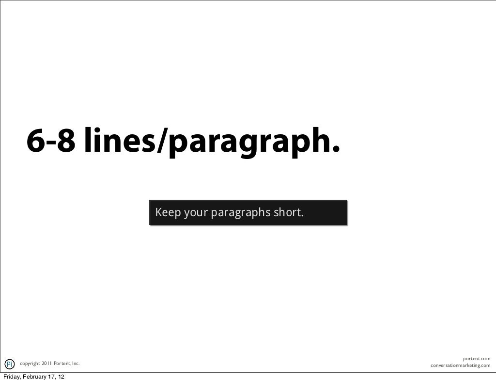 68 lines/paragraph. Keep your paragraphs
