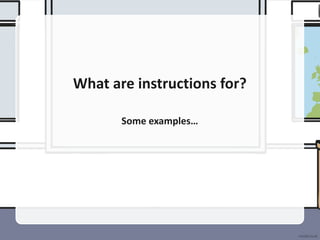 writing-instructions.pdf helping kids to write instructions | PDF