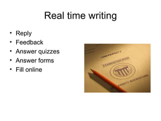 Real time writing Reply Feedback Answer quizzes Answer forms Fill online  