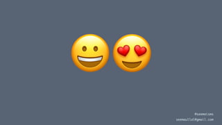 !"
@seemaisms
seemaullal@gmail.com
 