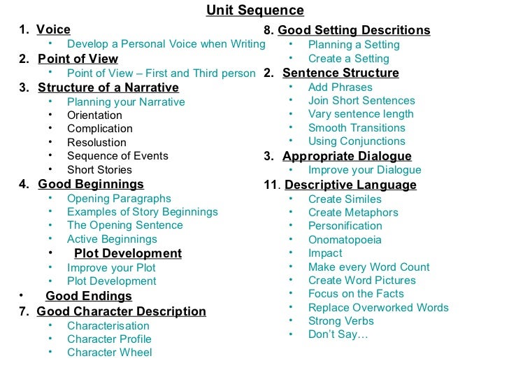 What makes a good narrative? and what is a unique feature 