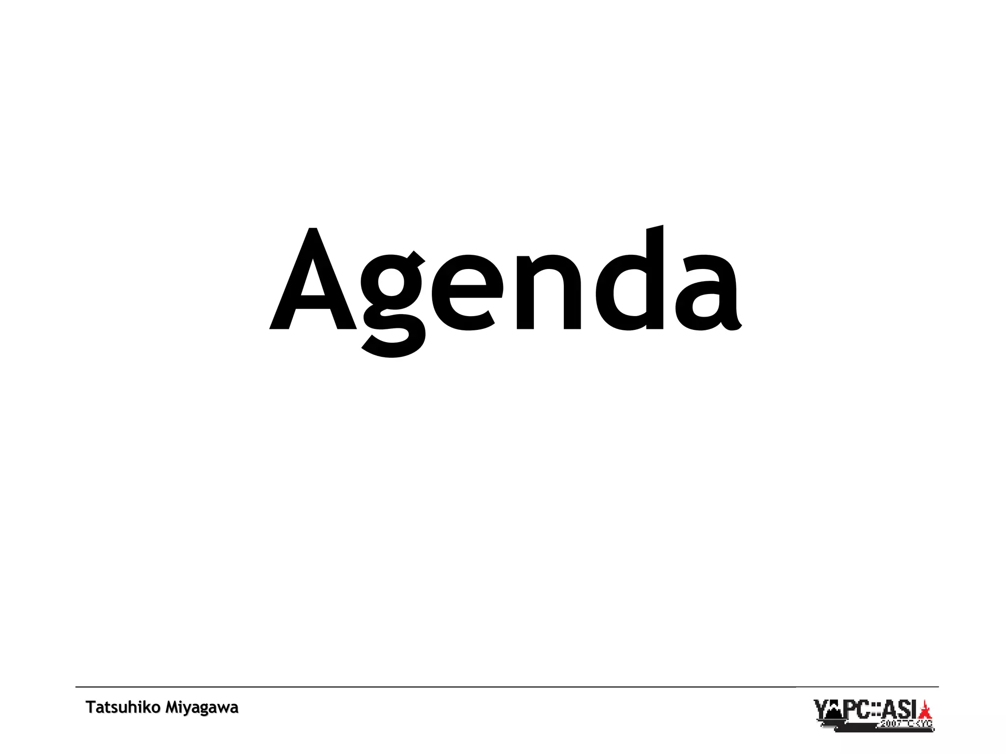 Agenda 