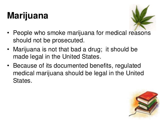 thesis statement on legalization of weed