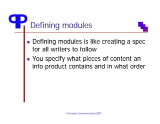 Writing Reusable Content