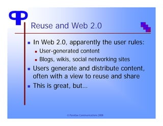 Writing Reusable Content to Support Content Models