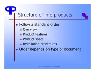 Writing Reusable Content to Support Content Models